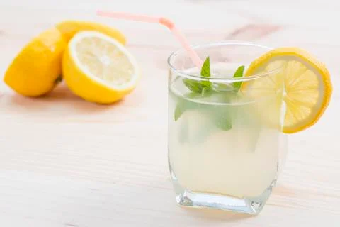 Lemonade just squeeze Stock Photos
