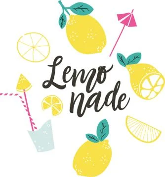 Lemonade lime vector illustration design Illustrazione stock