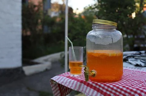 Lemonade picnic Stock Photos
