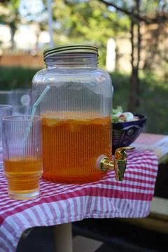 Lemonade picnic Stock Photos