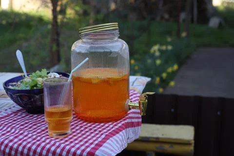 Lemonade picnic Foto stock
