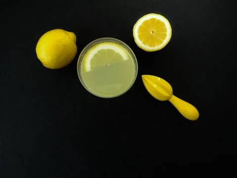 Lemonade preparation Foto stock