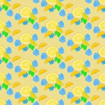Lemonade summer background 스톡 일러스트