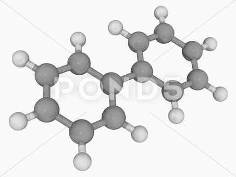 Lemonene molecule Stock Illustration