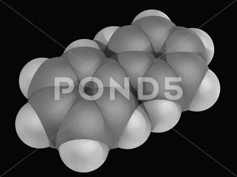 Lemonene molecule Stock Illustration
