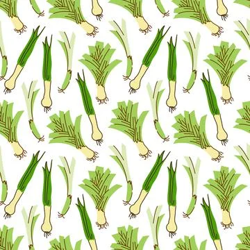 Lemongrass vector seamless pattern background vector. Background for menu, pa Stock Illustration