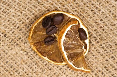 Lemons and coffee Stock Photos