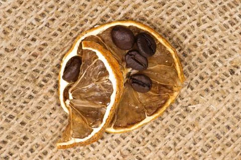 Lemons and coffee Stock Photos