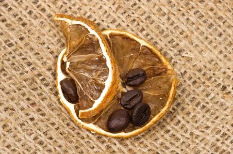 Lemons and coffee Stock Photos