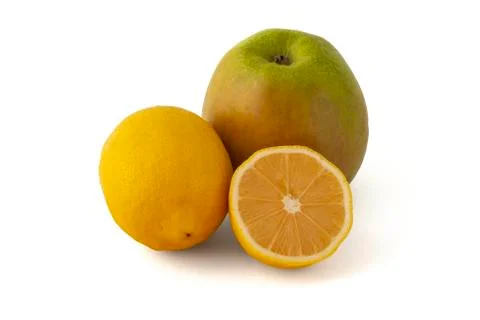 Lemons with Apple Stock Photos