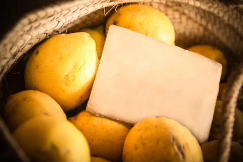 Lemon's basket Stock Photos