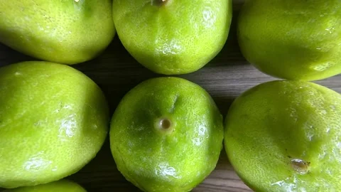 Lemons - Close Up Shot - Backwards Stock Footage 284730125