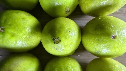 Lemons - Close Up Shot - Forwards Stock Footage 284729727