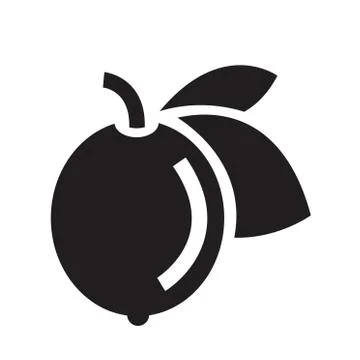 Lemons, icon Stock Illustration