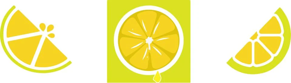 Lemons icon on white background Stock Illustration
