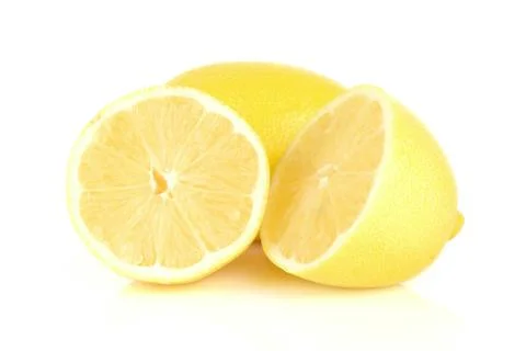 Lemons isolated on white Stock Photos