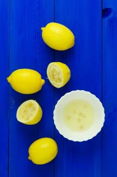 Lemons juice Stock Photos