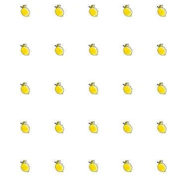 Lemons pattern, fabric, repeating pattern Stock Illustration