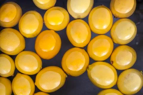 Lemons in the water Stock Photos