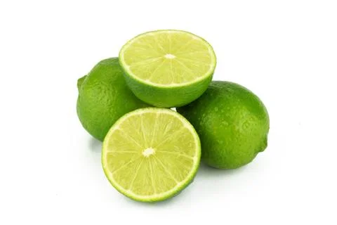 Lemons on a white background Stock-Fotos