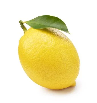 Lemons on a white background Stock Photos