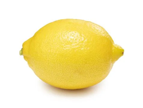 Lemons on a white background Stock Photos