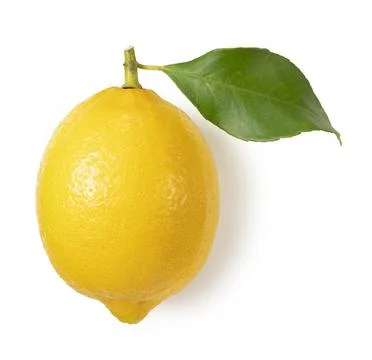 Lemons on a white background Stock Photos