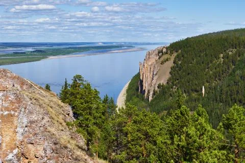 Lena Pillars, viewpoint Stock Photos