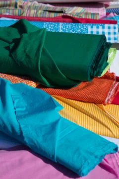 Lenght of material - outdoors Stock Photos