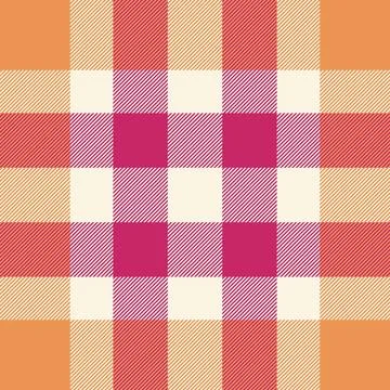 Length texture pattern seamless, craft tartan textile check. Iconic fabric .. イラスト素材