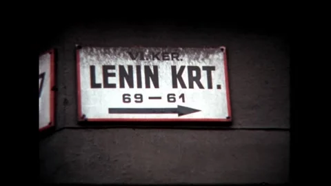 Lenin Boulevard Sign Stock Footage 278410112
