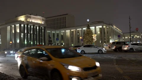 Lenin Library in Moscow  Stock-Footage 227122734