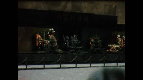 The Lenin Mausoleum Stock Footage 252656439