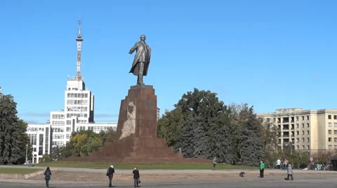 Lenin Monument 動画素材 30600247