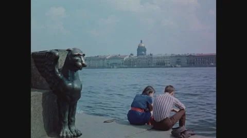 Leningrad. Soviet Union Vídeos de archivo 246821096