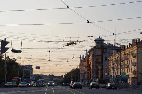 Leninsky prospekt Foto stock