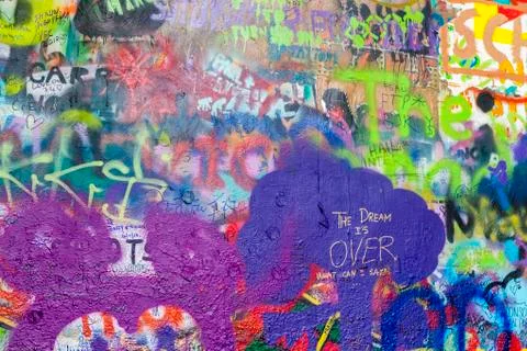 Lennon Wall Stock Photos