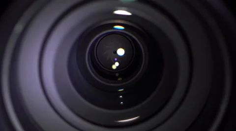 Lens Aperture, Bokeh Video stock 63175125