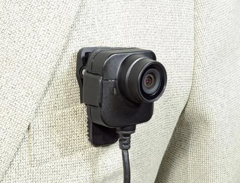 Lens body camera jacket Stock Photos