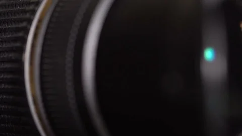 The lens of the camera. Close-up Video stock 71035454