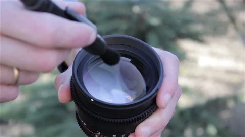 Lens care Video stock 64702535