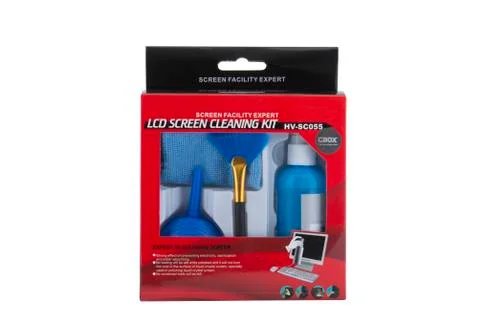 Lens cleaning kit Stock Photos