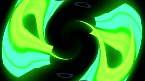 Lens distortion green Stock Footage 46360814