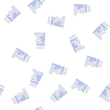 Lens for eye vision glyph vector seamless pattern Stock Illustration
