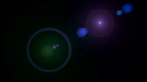 Lens Flare 3D Animation Stock Footage 40155622
