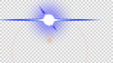 Lens flare in after effects Stock Illustration