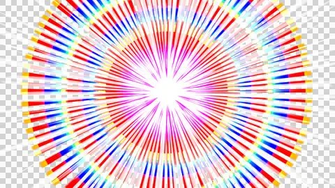 Lens flare after effects transition Stock Illustration