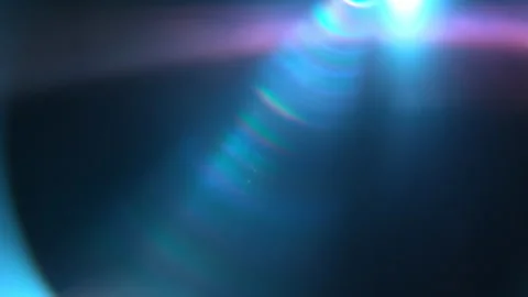 Lens flare on black background Stock Footage 235472157