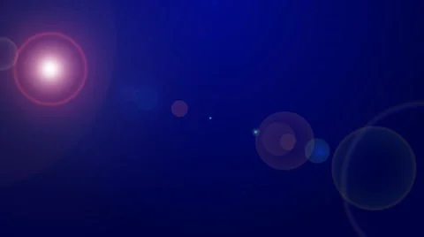 Lens flare on blue background Vidéo 64973312