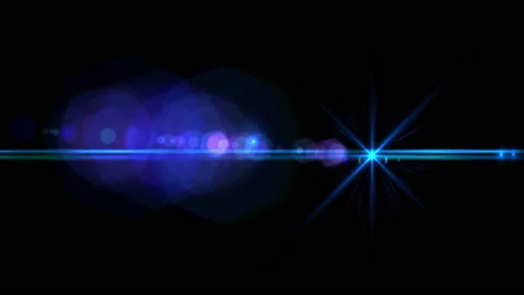 Lens Flare Blue Stock Footage 139829465